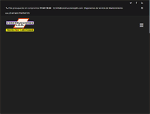 Tablet Screenshot of construccionesjdm.com